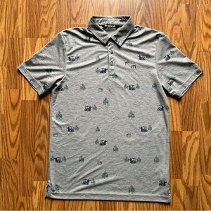 Men's Travis Mathew Golf Short Sleeve Polo Shirt. Medium